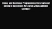 [Read book] Linear and Nonlinear Programming (International Series in Operations Research &