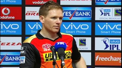 IPL 9 MI vs SRH Morgan Reacts On Hyderabad Win Over Mumbai