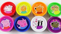 Peppa Pig Play Doh Cans Surprise Eggs Angry Birds Frozen Pokemon Minions 2016