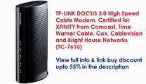 TP-LINK DOCSIS 3.0 High Speed Cable Modem, Certified for XFINITY from Comcast, Time Warner Cable