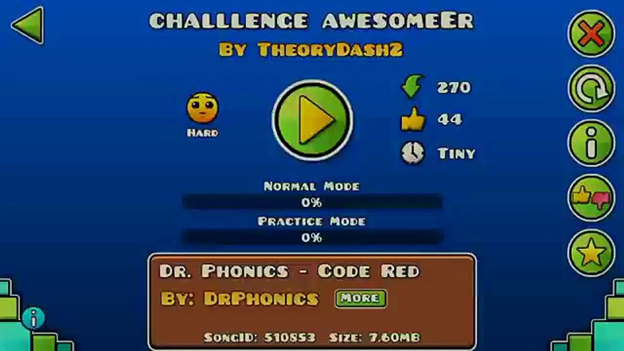 Replay from Geometry Dash!