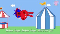 Peppa Pig Rabbit Spiderman Finger Family Nursery Rhymes Lyrics and More by Pig Tv video snippet