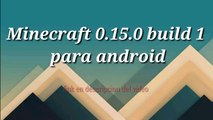 Descargar apk minecraft pe 0.15.0 build1