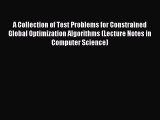 Read A Collection of Test Problems for Constrained Global Optimization Algorithms (Lecture