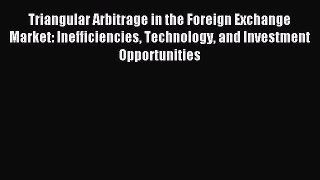 Read Triangular Arbitrage in the Foreign Exchange Market: Inefficiencies Technology and Investment