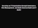 [Read book] Securing an IT Organization through Governance Risk Management and Audit (Internal