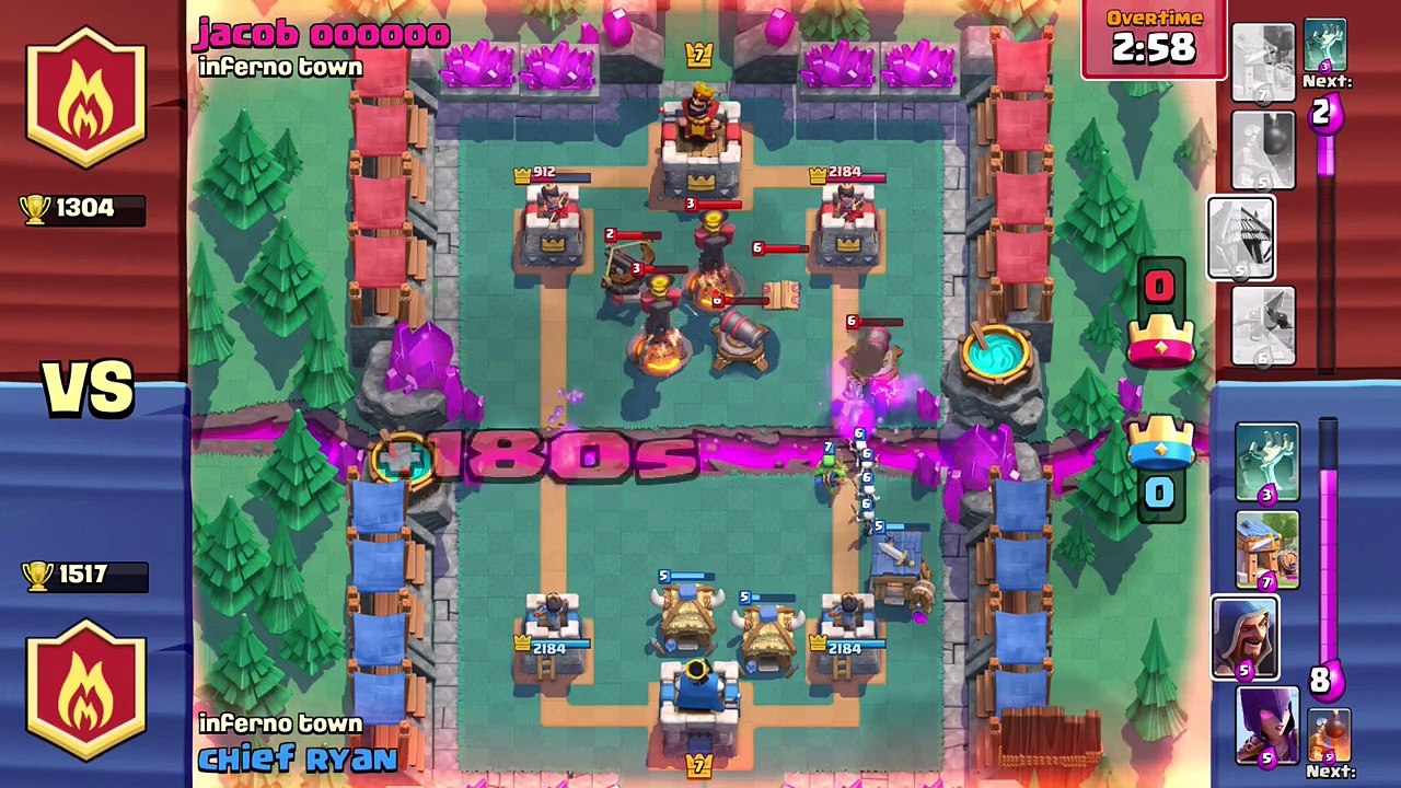 Clash Royale - WALL OF DEFENSES!! - IMPOSSIBLE!
