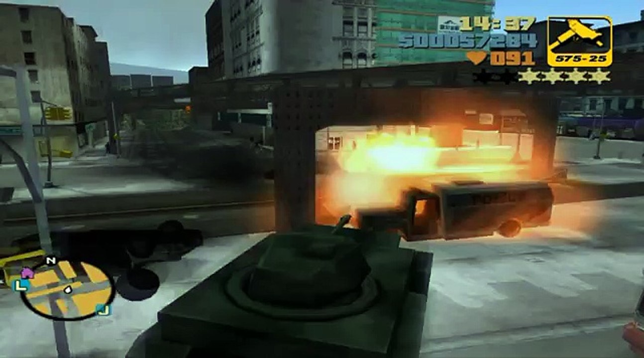 GTA 3 TANK & WEAPONS GANG WAR 1 - (PART 22)