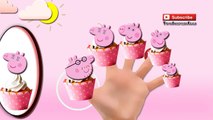 Peppa Pig Cupcake Finger Family Song Nursery Rhyme Lyrics Cup cake Daddy finger ToysSurpriseEggs vid