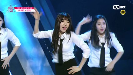 Produce 101 [직캠]일대일아이컨택ㅣ임정민 EXO ♬으르렁 @포지션 평가(DANCE) 160304 EP.7