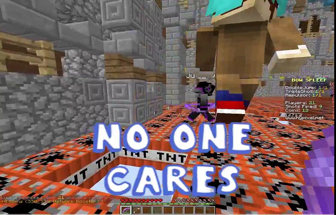 Minecraft Minigames: TNT Games PIG, CREEPER POWER RANGER