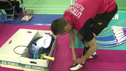 Badminton - David Obernosterer vs Iztok Utrosa (MS, R16) - Scottish Open 2015