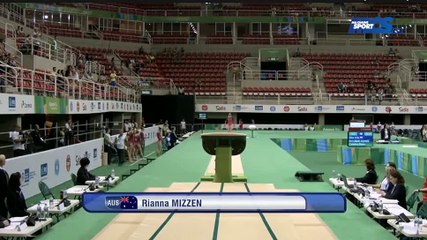 Rianna MIZZEN (AUS) VT - Rio Test Event 2016 TF/Qual