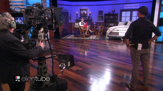 This Time Ellen Shows Up for a Behind-the-Scenes Look at ‘Mattress She Wrote