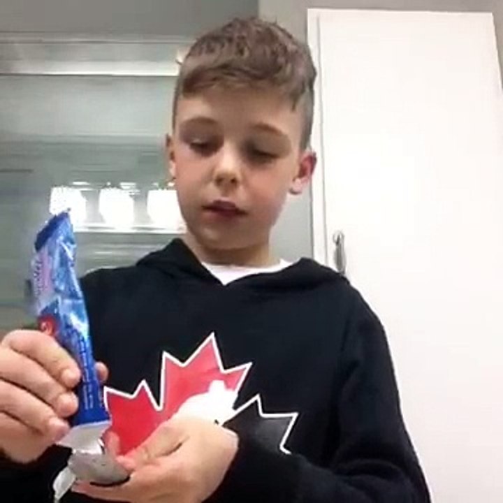 Toothpaste challenge