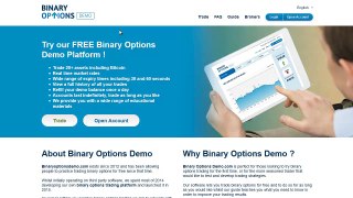 Create a Binary Options Demonstration Account. http://www.BinaryBaron.com
