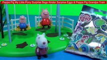Peppa Pig My Little Pony Surprise Bags Kinder Surprise Eggs & Peppa Pig Grandpa Train