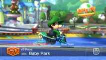 Wii U - Mario Kart 8 - (GCN) Baby Park - Baby Luigi Gameplay