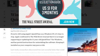 [Newsa] Windows Users: It's Time to Dump Apple's QuickTime