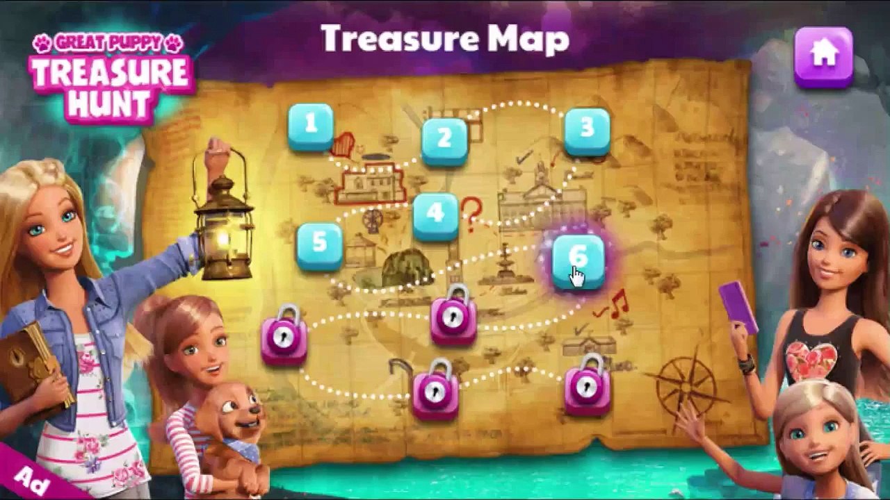 Barbie Great Puppy Treasure Hunt Level 6 10 Game Letsplay