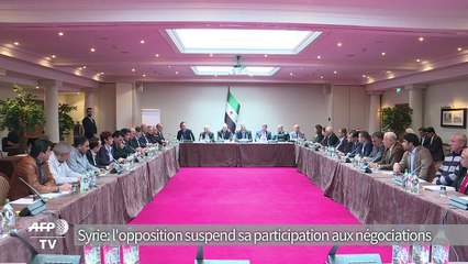 Syrie: L'opposition suspend sa participation aux négociations