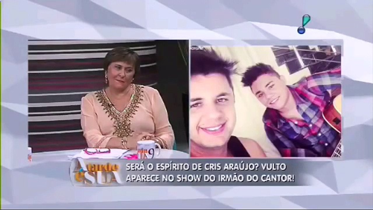 Espírito de Cristiano Araújo aparece em Show