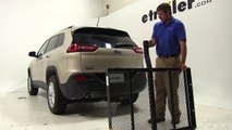 Review of the Pro-Series  Hitch-Cargo-Carrier on a 2014 Jeep Cherokee - etrailer.com