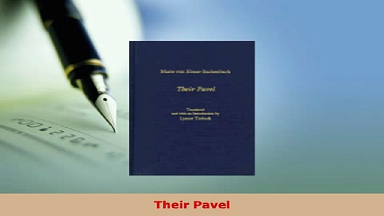 PDF  Their Pavel  EBook