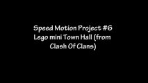 lego mini Town Hall from Clash Of Clans stop-motion build(Speed Motion Project#6)