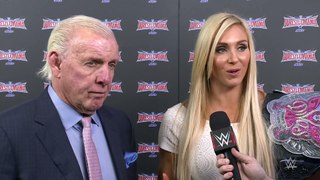 Charlotte on her rise in WWE; Flair on inducting Sting into the WWE Hall of Fame  April 1, 2016