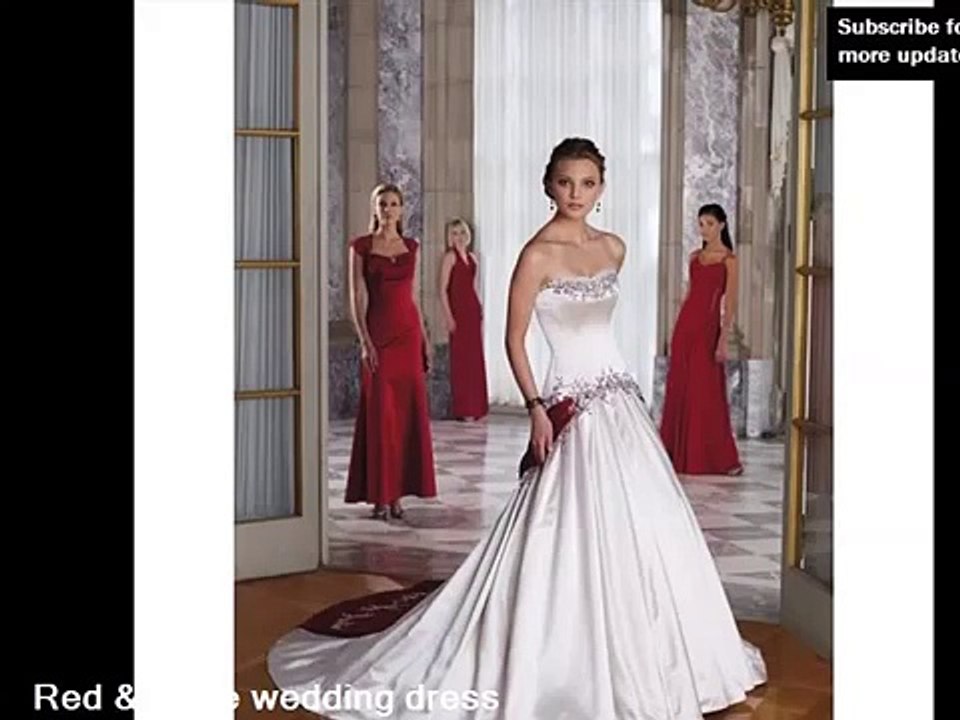 Red & White Wedding Dress - The Color Red | Pics For Young Modern Fashion & Lifestyle