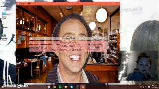 nicholas cage dating sim