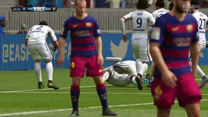 FIFA 16 Temporadas 2-0 PSG - BAR, 2ª mitad