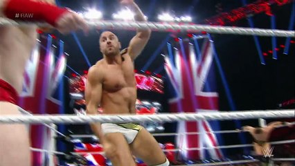 Cesaro & The New Day vs. The Miz & The League of Nations: Raw, April 18, 2016