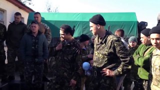 Песня заблокированной украинской военной части в Крыму. Март 2014