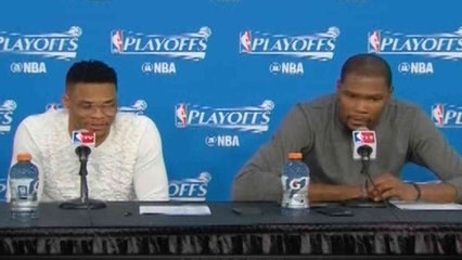 Pregame Antic Irks Durant, Westbrook