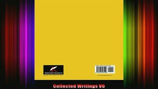 Read  Collected Writings V6  Full EBook