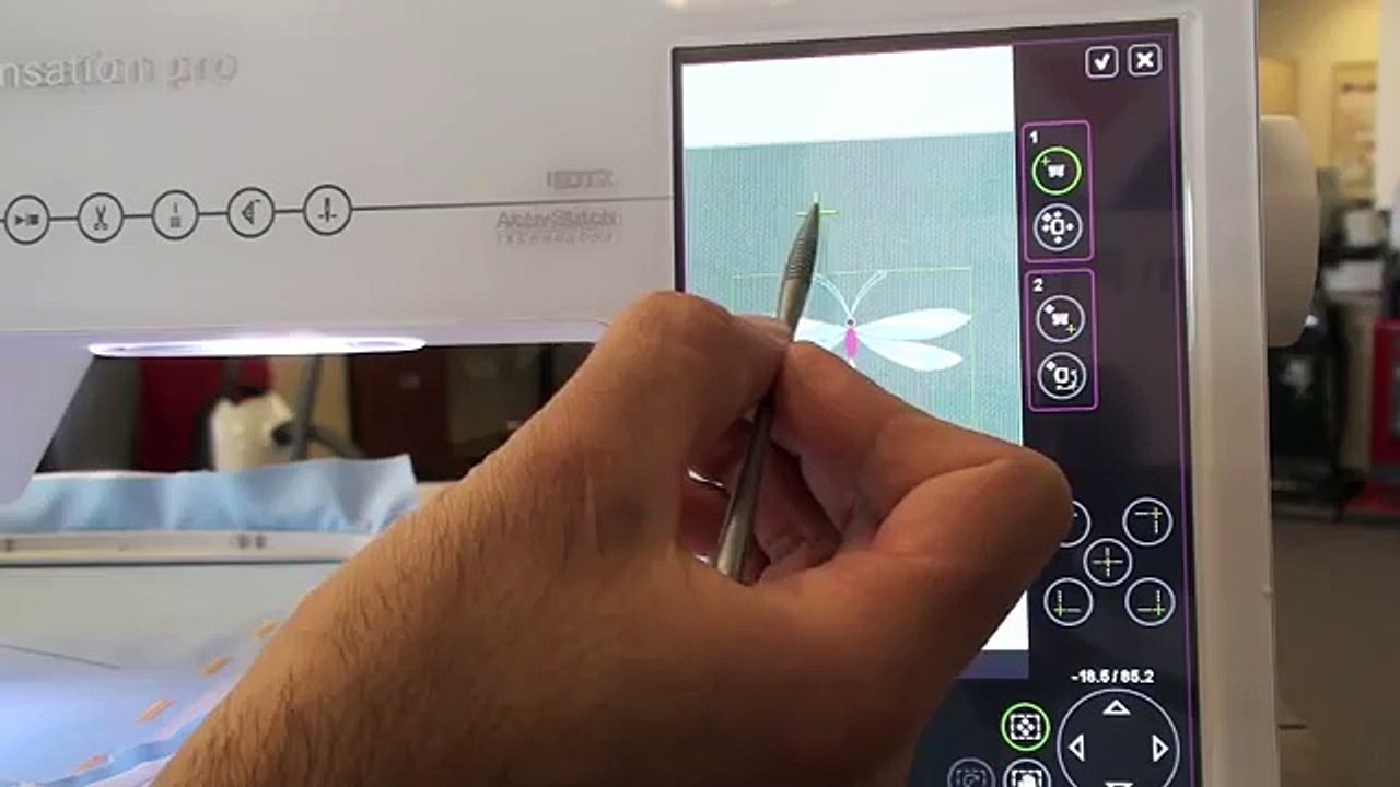Pfaff Creative Sensation Pro, class 2 embroidery 75