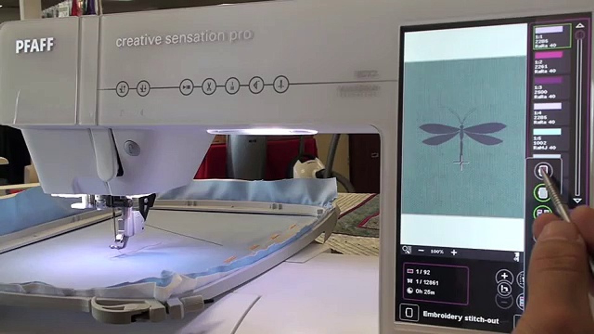 ⁣Pfaff Creative Sensation Pro, class 2 embroidery 79