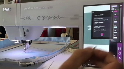 Pfaff Creative Sensation Pro, class 2 embroidery 80