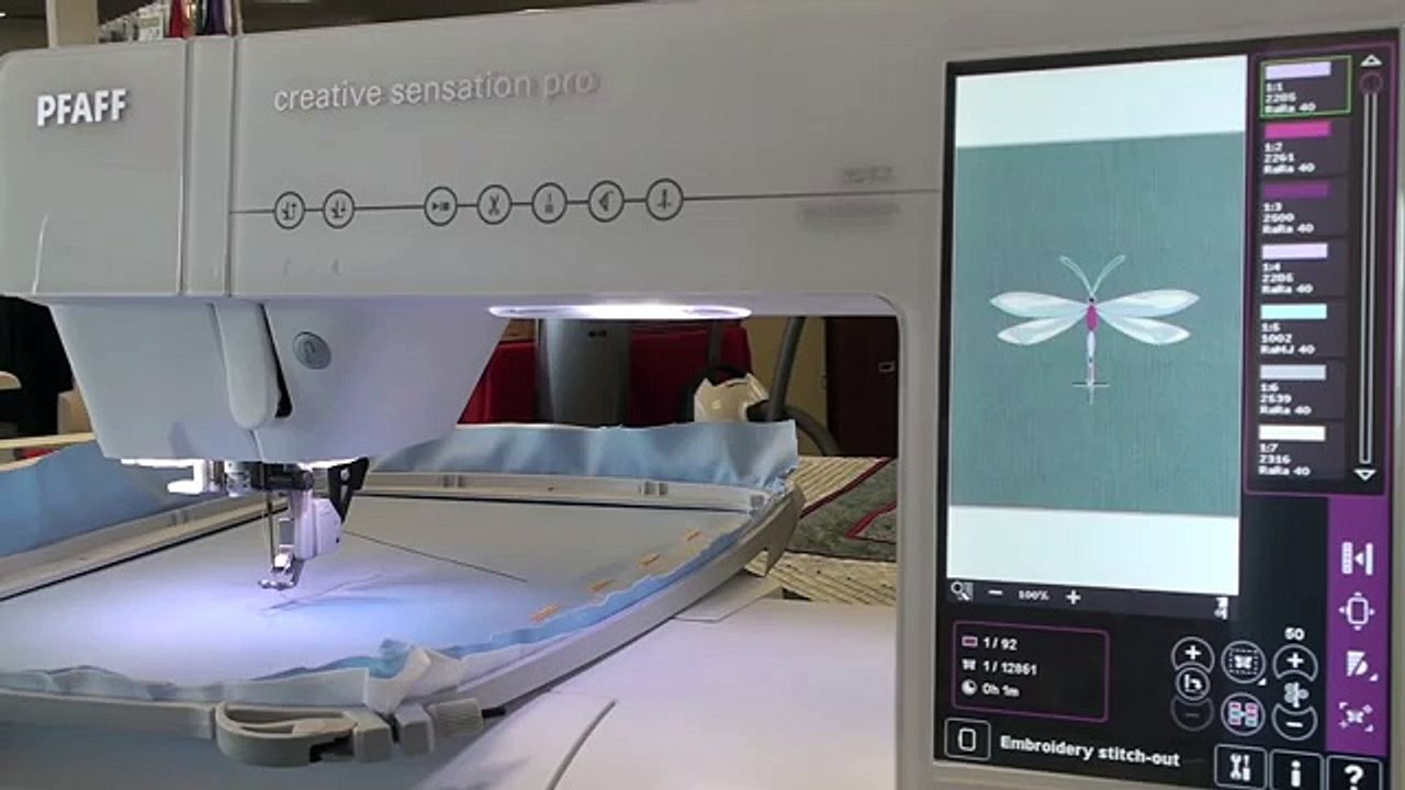 Pfaff Creative Sensation Pro, class 2 embroidery 81