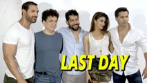 John Abraham, Jacqueline, Varun Dhawan Last day Shoot | Dishoom