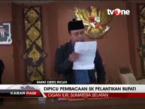 Ricuh saat Rapat, Anggota DPRD Ogan Ilir Nyaris Adu Jotos