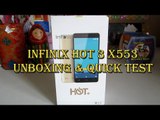 Infinix Hot 3 X553 Unboxing & Quick Test