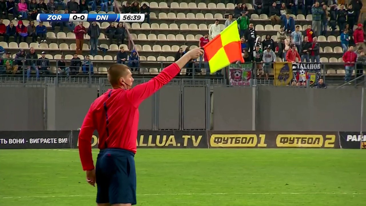 Keeper has goal disallowed after scoring from own half!