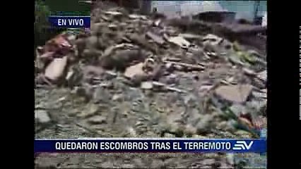 Ecuador Searches for Earthquake Survivors