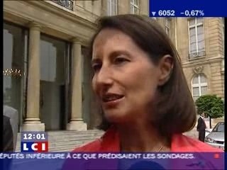 Ségolène Royal - à l'Elysée - (21/06/07)