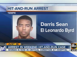 Arrest made in weekend hit-an-run case