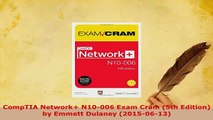 PDF  CompTIA Network N10006 Exam Cram 5th Edition by Emmett Dulaney 20150613 Download Full Ebook