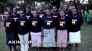 Kenyan children sing AKIN song